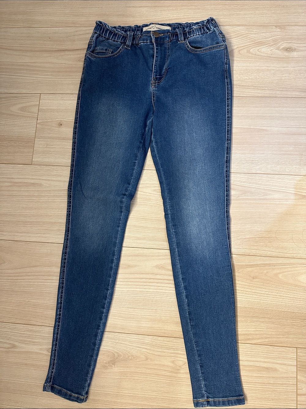 Dark Blue Pull-On Women's Jeans